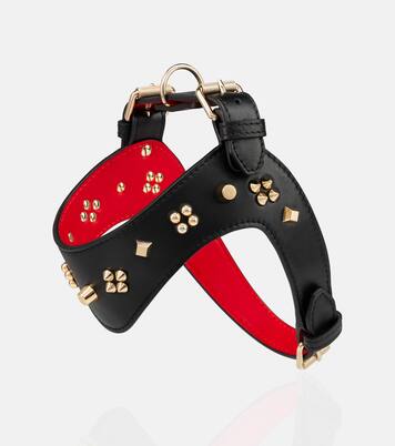 Loubiharness S embellished leather dog harness | Christian Louboutin