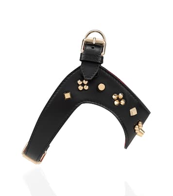 Loubiharness S embellished leather dog harness | Christian Louboutin