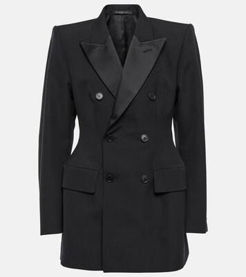 Blazer cruzado Hourglass de lana | Balenciaga