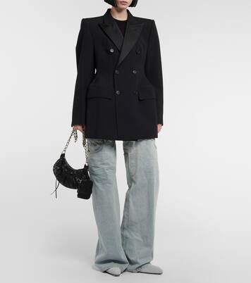 Blazer cruzado Hourglass de lana | Balenciaga