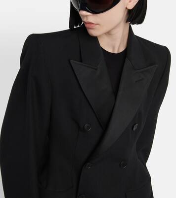 Blazer cruzado Hourglass de lana | Balenciaga