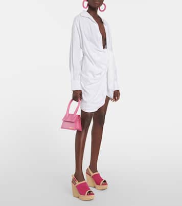 Damya suede wedge sandals | Clergerie