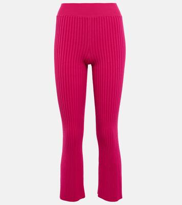 Cropped-Hose Atlas aus Rippstrick | Live The Process