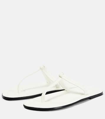 Sandalen T-Strap aus Leder | Toteme