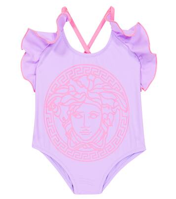 Baby Medusa ruffle-trimmed swimsuit | Versace Kids