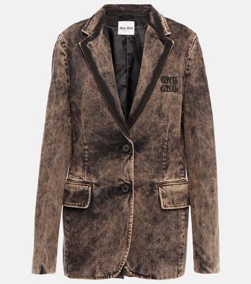 Blazer di jeans | Miu Miu