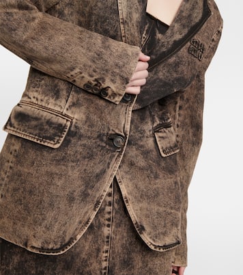 Blazer di jeans | Miu Miu