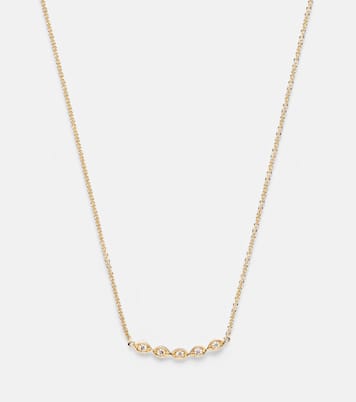 14kt gold necklace with diamonds | Sydney Evan