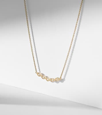 14kt gold necklace with diamonds | Sydney Evan