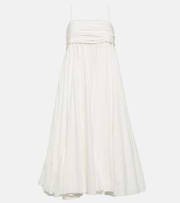 Robe midi Lally en coton | Khaite