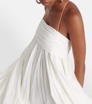 Robe midi Lally en coton | Khaite