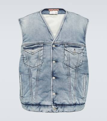 Padded denim vest | Acne Studios