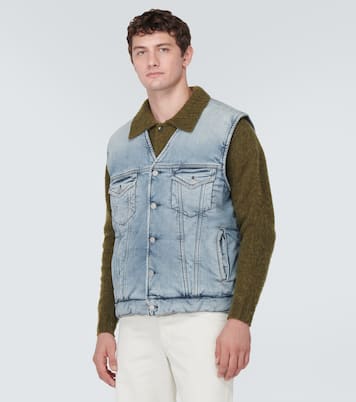 Padded denim vest | Acne Studios