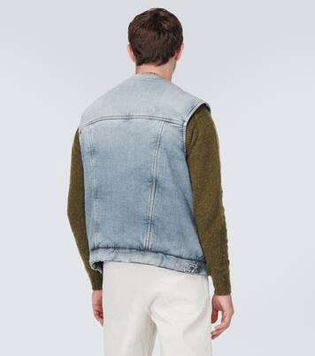 Padded denim vest | Acne Studios