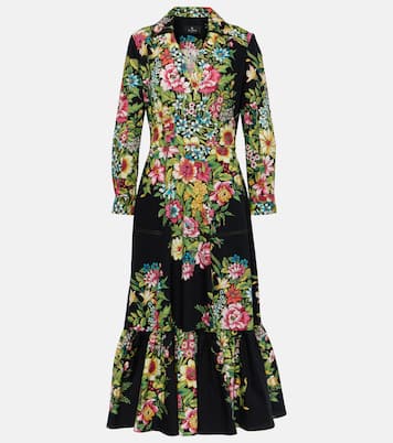 Printed cotton midi dress | Etro