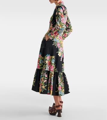Printed cotton midi dress | Etro