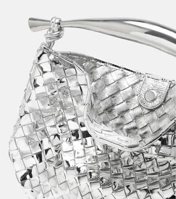 Sardine Intrecciato mirrored leather tote bag | Bottega Veneta