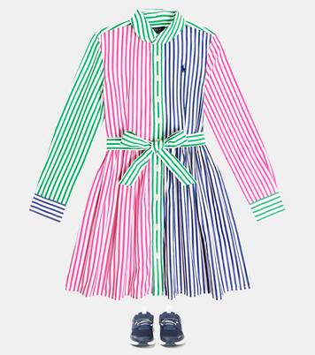 Striped cotton shirt dress | Polo Ralph Lauren Kids