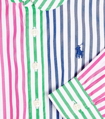 Striped cotton shirt dress | Polo Ralph Lauren Kids