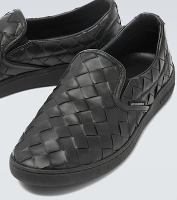 Sawyer leather slip-on sneakers | Bottega Veneta