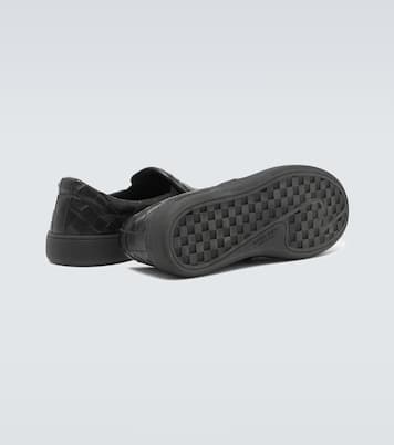 Sawyer leather slip-on sneakers | Bottega Veneta