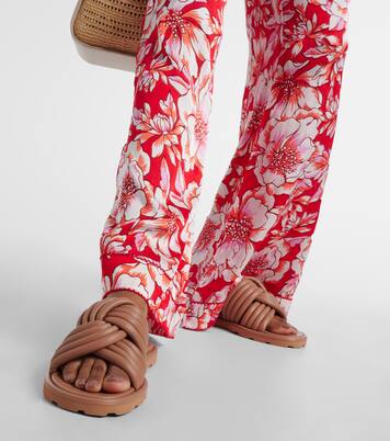 Ottavia leather slides | Gianvito Rossi