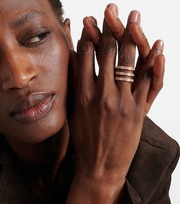 Berbere 18kt rose gold ring with diamonds | Repossi