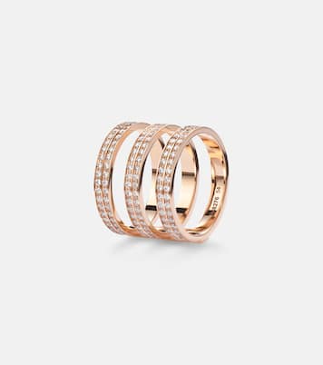 Berbere 18kt rose gold ring with diamonds | Repossi