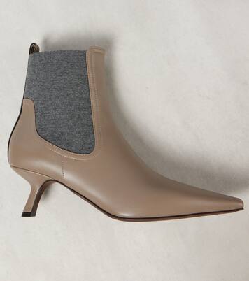 Leather ankle boots | Brunello Cucinelli