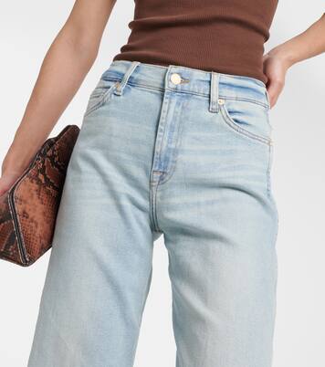 Lotta high-rise wide-leg jeans | 7 For All Mankind