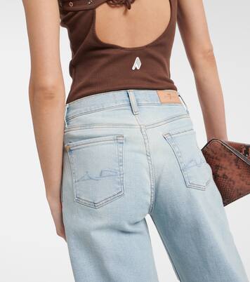 Lotta high-rise wide-leg jeans | 7 For All Mankind