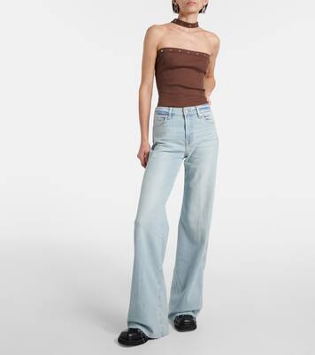 Lotta high-rise wide-leg jeans | 7 For All Mankind