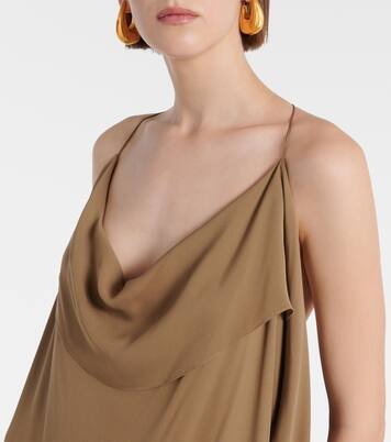 Robe longue Dandora en soie | Khaite