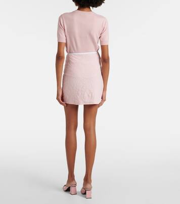 Minirock Barocco aus Frottee | Versace