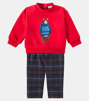 Baby cotton sweatshirt and sweatpants set  | Il Gufo