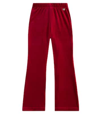 Pantalones rectos de chenilla | Monnalisa