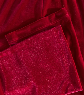 Pantalones rectos de chenilla | Monnalisa