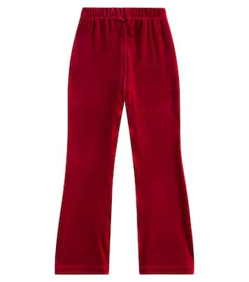 Pantalones rectos de chenilla | Monnalisa