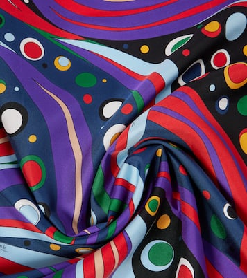 Fontane silk twill scarf | Pucci