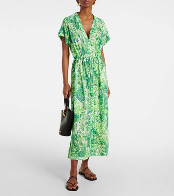 Bedrucktes Maxikleid Mya | Poupette St Barth