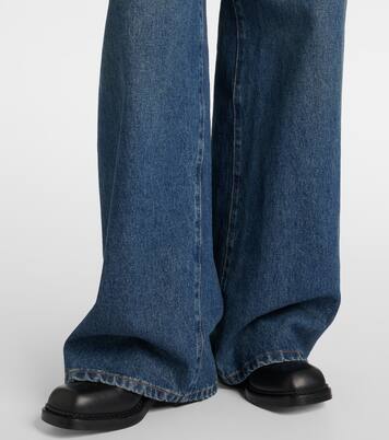 Belted denim jumpsuit | Prada