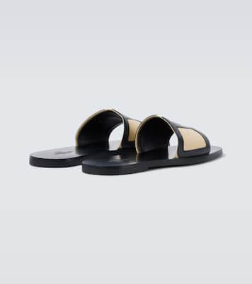 VLogo leather slides | Valentino Garavani