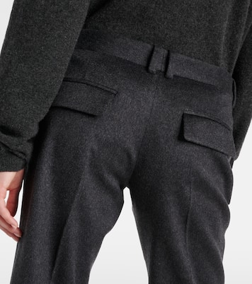 Pantalones rectos Selvie de cachemir | The Row