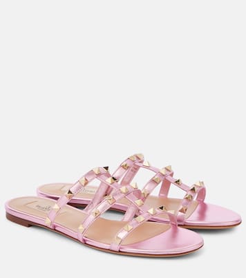 Rockstud Classic leather flats  | Valentino Garavani
