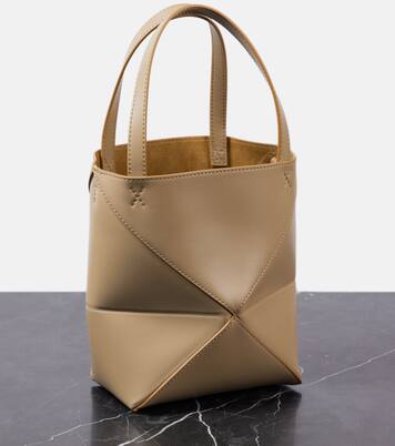 Tote Bag Puzzle Fold Mini aus Leder | Loewe