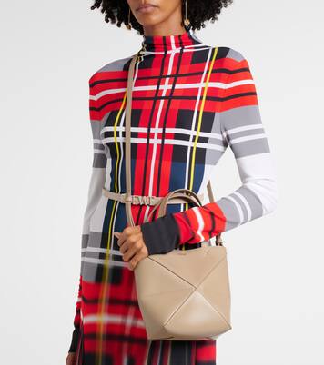 Tote Bag Puzzle Fold Mini aus Leder | Loewe