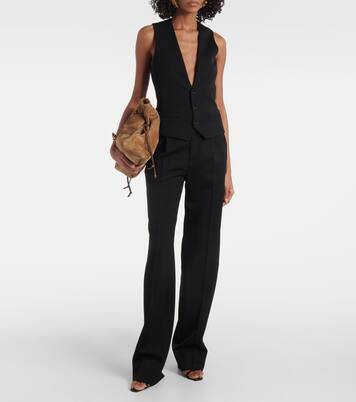 Wool tuxedo pants | Saint Laurent