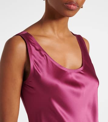 Robe midi Banjo en satin de soie | Max Mara