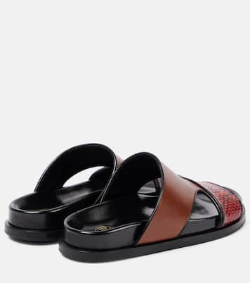 Sandalen aus Leder | Dries Van Noten