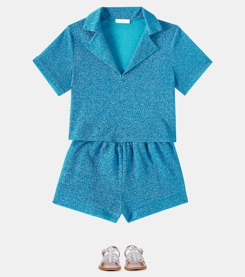 OseMini Lumiére lamé shorts | Oséree Kids
